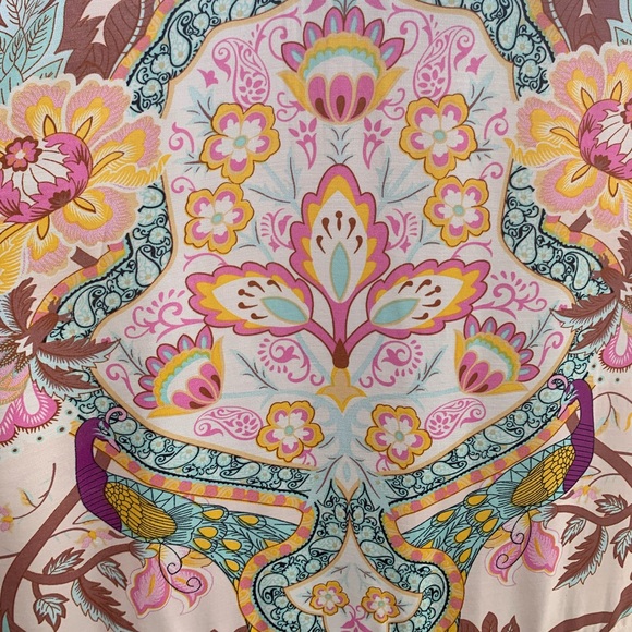 Last 1 New Bohemian Kimono Duster Jacket Robe Swim Cover Up Cardigan Duster - Picture 10 of 11